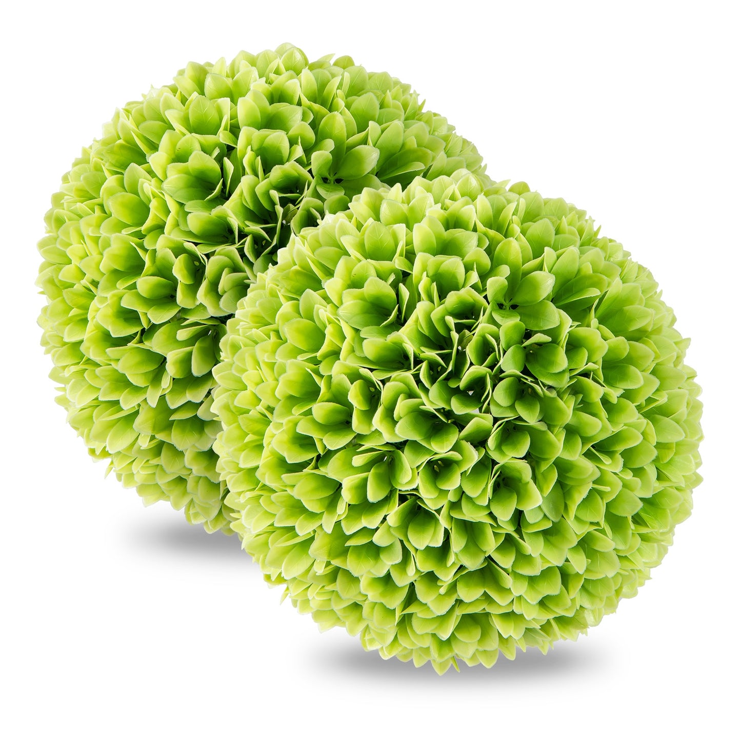 2 PCS Artificial Boxwood Topiary Balls – Lifelike Faux Plant Decorative Balls for Indoor & Outdoor Decor