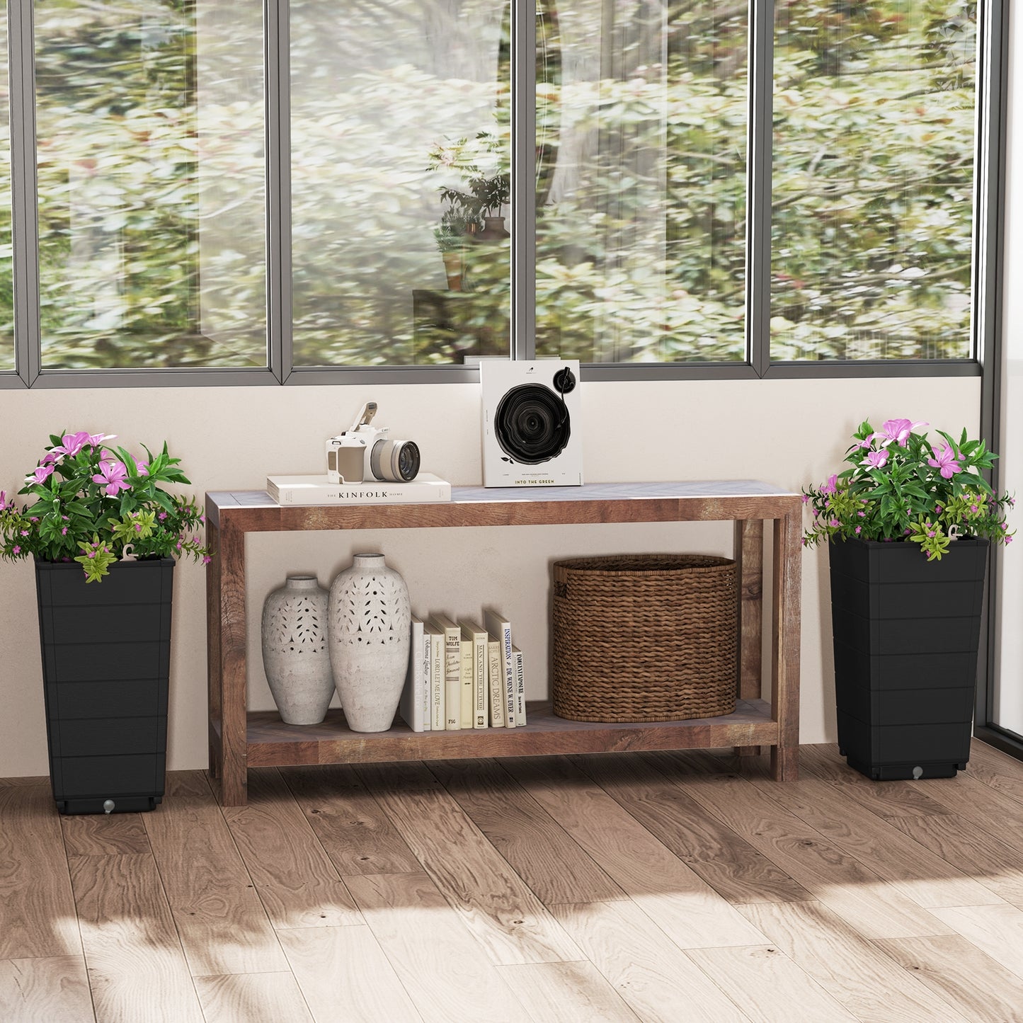 Stylish Modern Flower Planter for Porch, Lobby & Outdoor Spaces