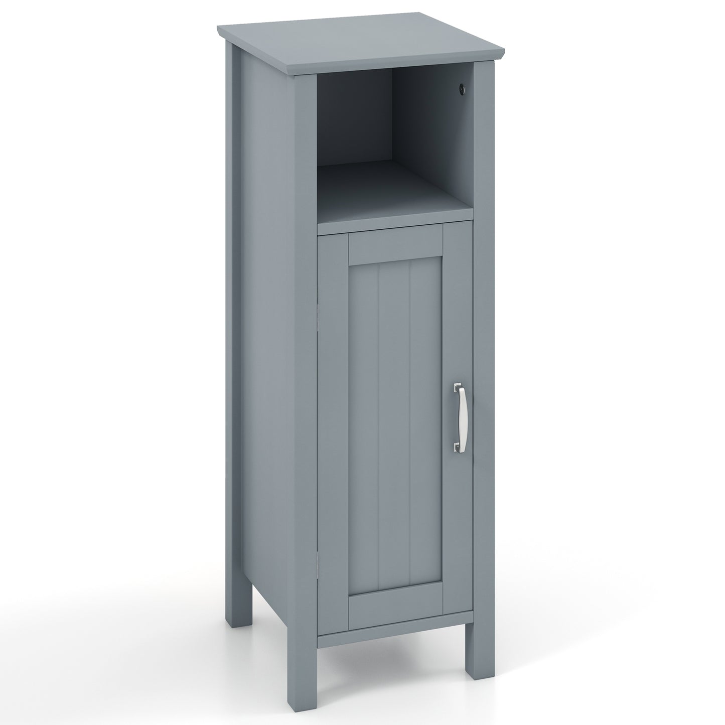 2-Tier Bathroom Storage Cabinet with Adjustable Shelves