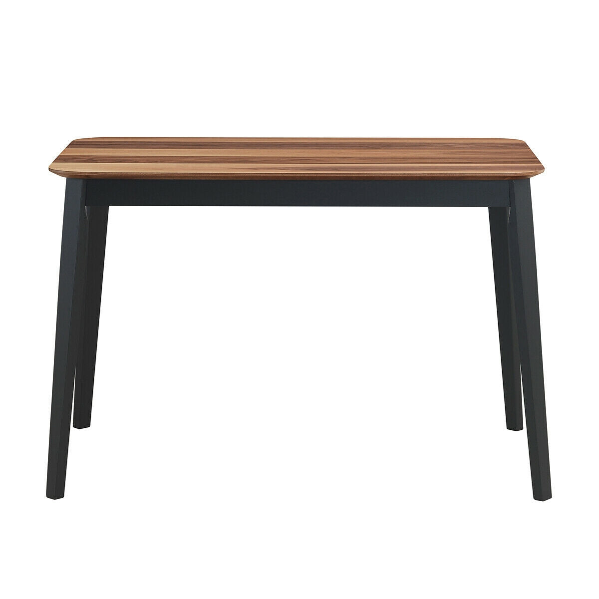Durable Mid Century Modern Rectangular Dining Table with Solid Wood Legs