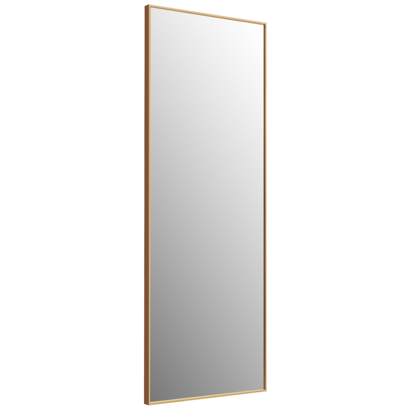 59 Inch Full Length Rectangle Mirror for Bedroom and Home Décor - Golden