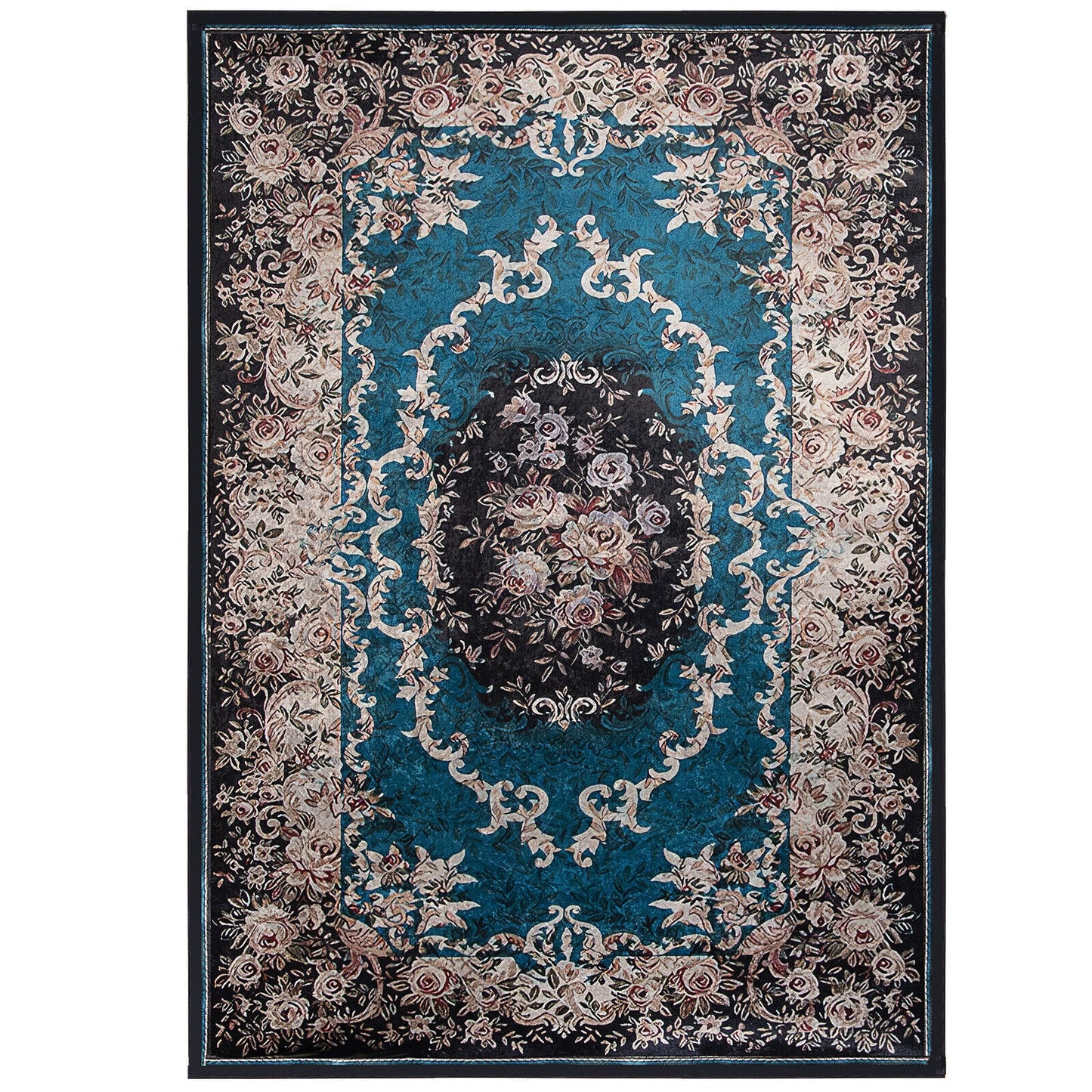 7'7" x 5'4" Premium Non-Shedding Area Rug with Anti-Slip Backing for Safety