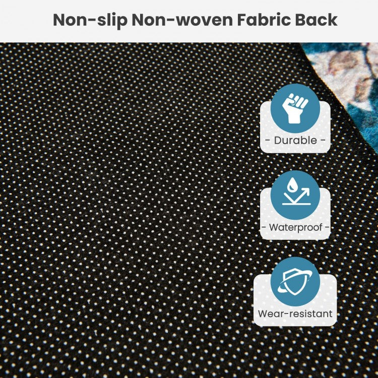 7'7" x 5'4" Premium Non-Shedding Area Rug with Anti-Slip Backing for Safety