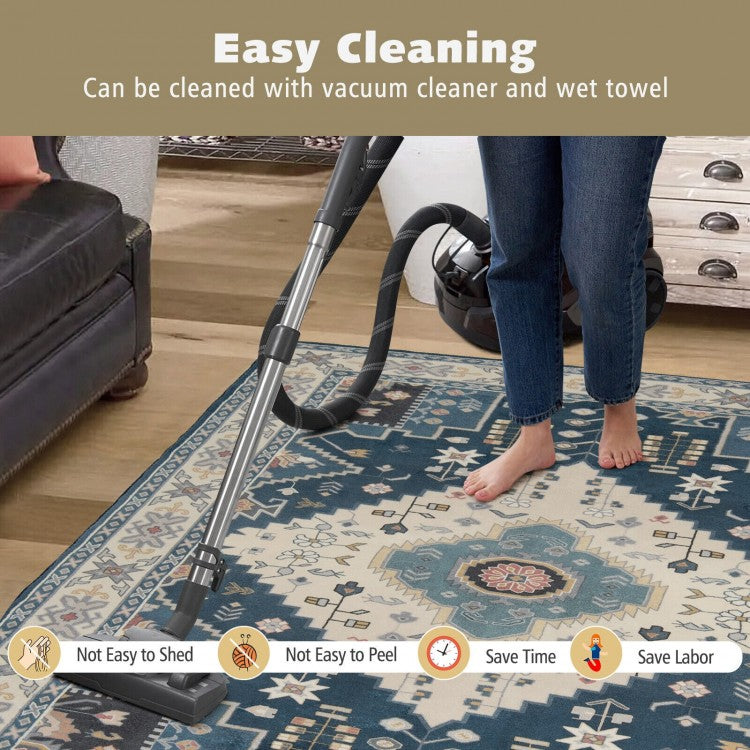 6'7" x 5'4" Faux Wool Area Rug – Comfortable, Durable, and Stylish Home Decoration