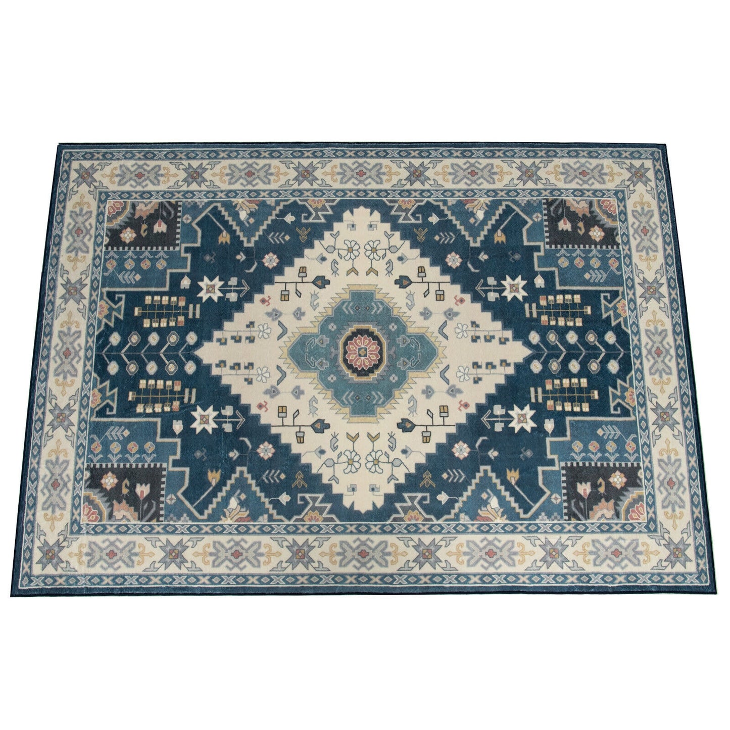 7'7" x 5'4" Faux Wool Area Rug – Comfortable, Durable, and Stylish Home Decoration