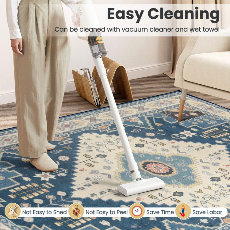 7'7" x 5'4" Faux Wool Area Rug – Comfortable, Durable, and Stylish Home Decoration