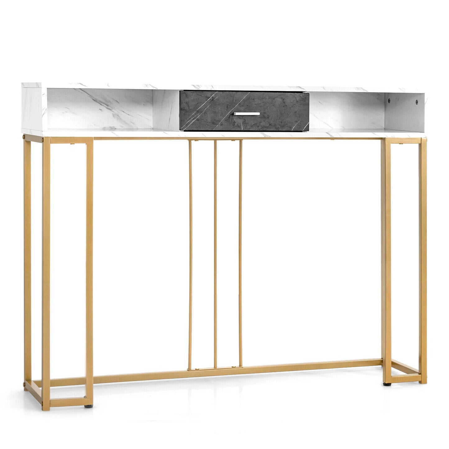 Slim Narrow Sofa Table for Living Room Entryway or Hallway