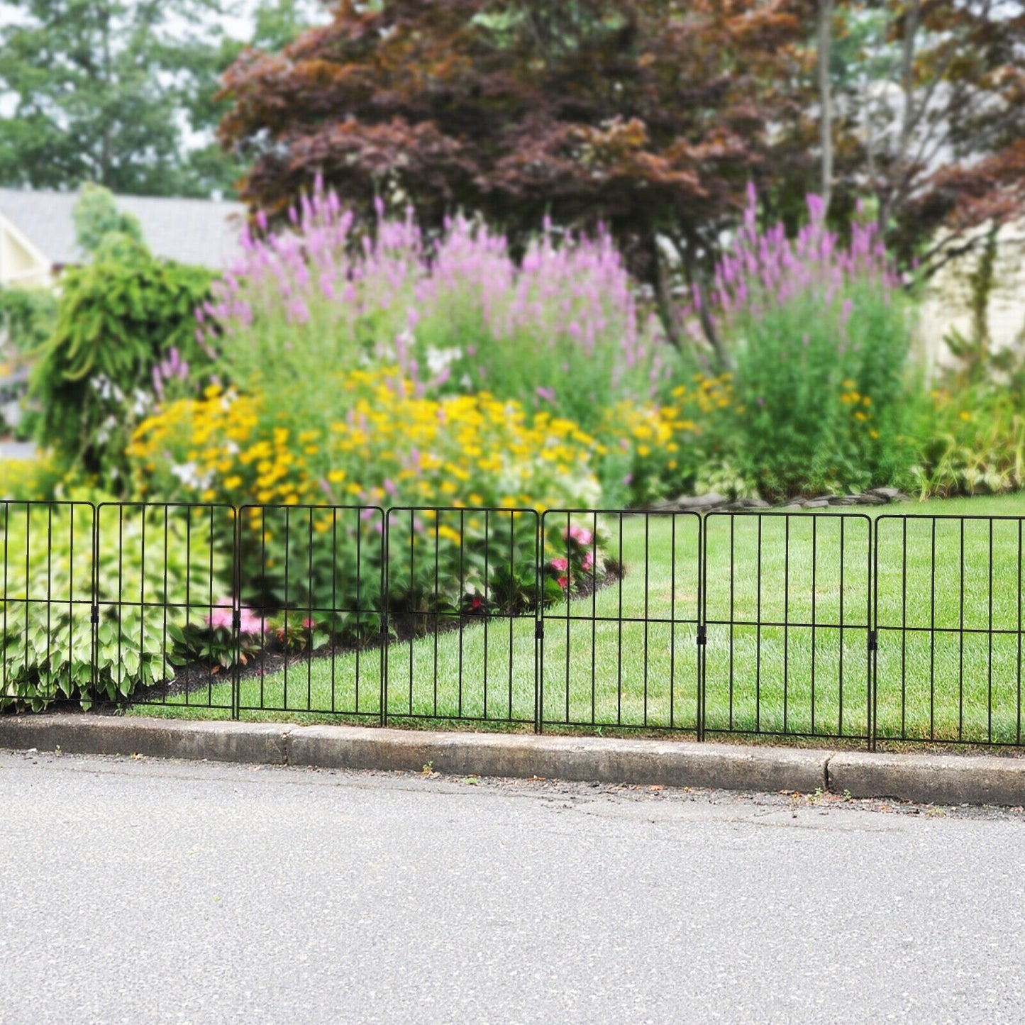 25 Piece Outdoor Garden Fence Set – Adjustable, Rustproof & Flexible Design
