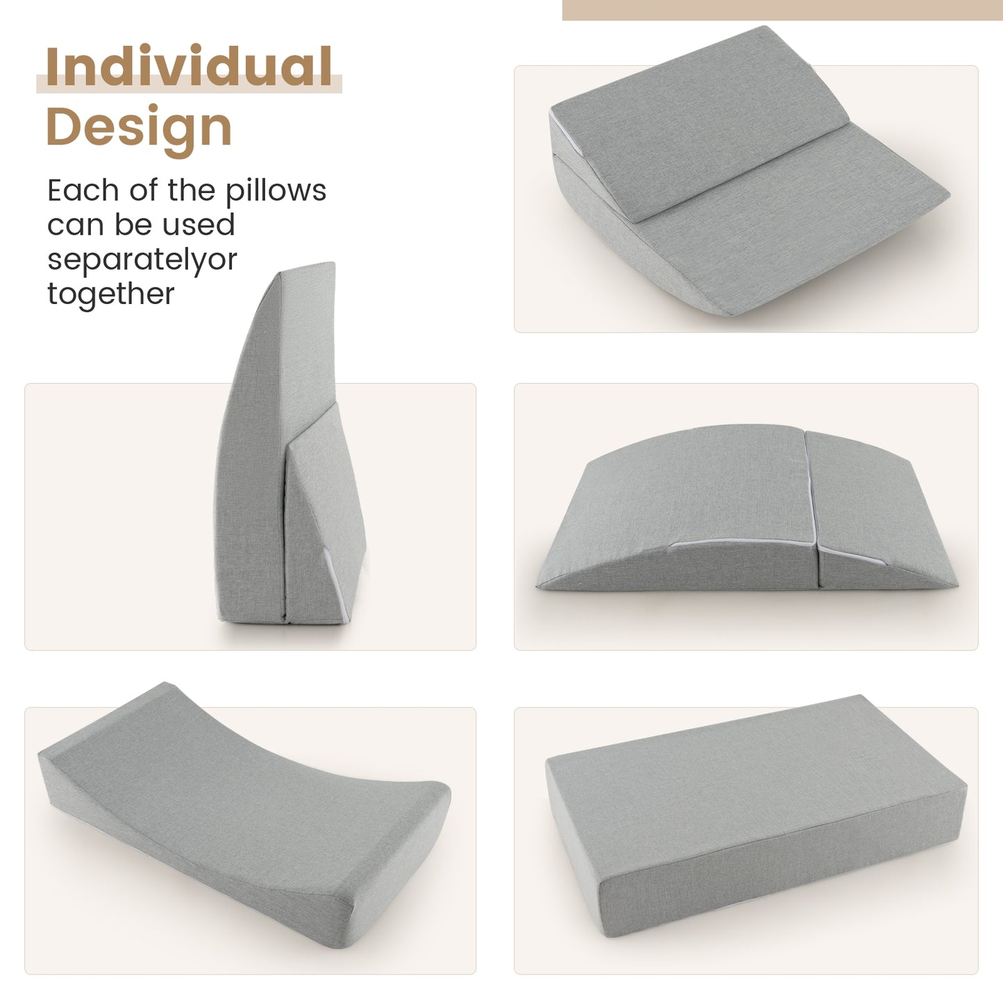 4-in-1 Convertible Sofa Bed with High-Density Foam for Ultimate Comfort & Versatility