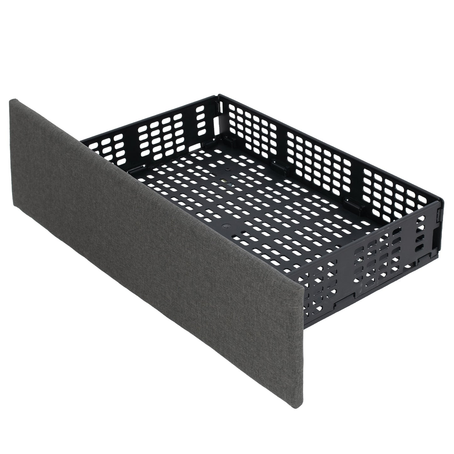 Modern Luxury Upholstered LED Bed Frame with Adjustable Headboard and 4 Storage Drawers - Twin Size