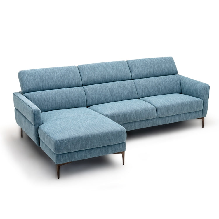 105 Inch Modern L Shaped Sectional Sofa Couch with Adjustable Headrests