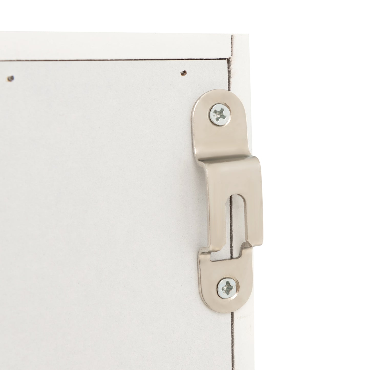 Wall-Mounted Jewelry Armoire with Full-Length Frameless Mirror, LED Lights, and Lockable Storage