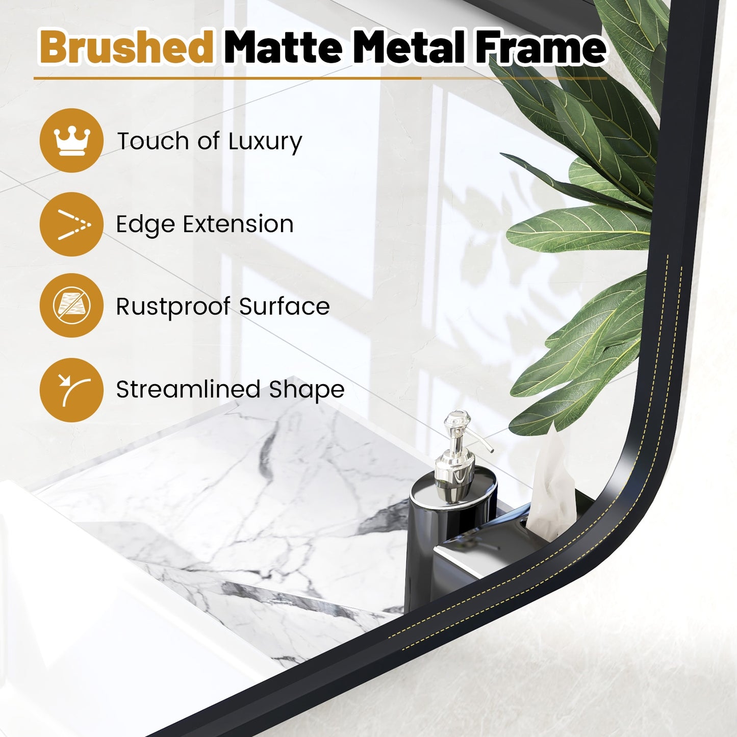 24 x 32 Inch Rectangular Wall Mirror with Minimalist Design