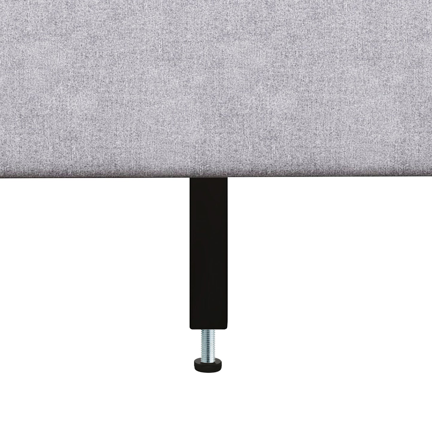 Elegant Queen Upholstered Platform Bed with Button-Tufted Headboard and Linen Fabric