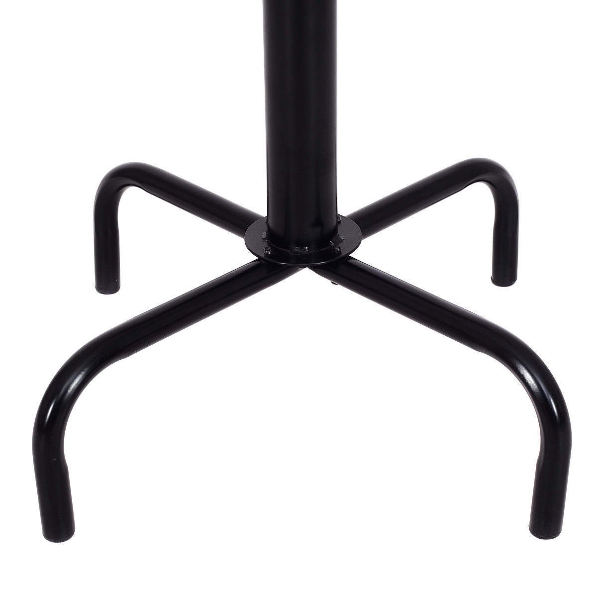 Freestanding Metal Coat Rack with 3 Tiers and 12 Hooks for Entryway or Bedroom