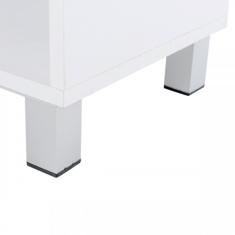 71" Tall Bathroom Storage Cabinet with Display Shelves & Organizer for Bedroom