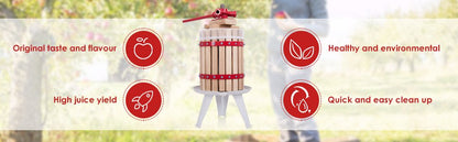 1.6 Gallon Fruit and Wine Press – Perfect for Cider and Juice Making