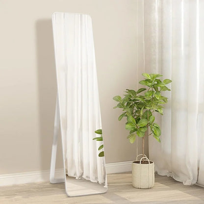 Versatile Full Length Mirror with Explosion Proof Glass and Wooden Frame