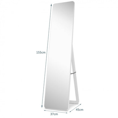 Versatile Full Length Mirror with Explosion Proof Glass and Wooden Frame