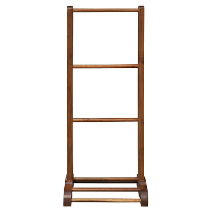 Freestanding Acacia Wood 3 Tier Towel Rack with Bottom Shelf