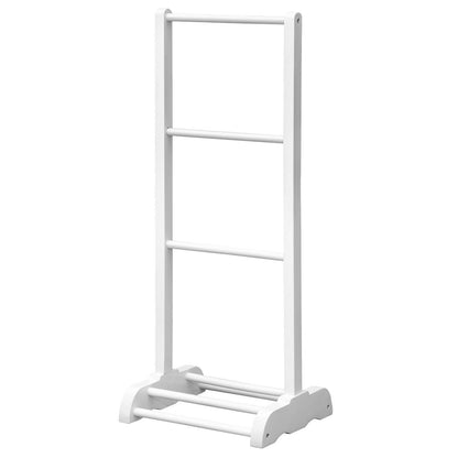 Freestanding Acacia Wood 3 Tier Towel Rack with Bottom Shelf