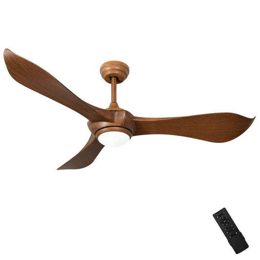 52 Inch Ceiling Fan with Light & Reversible DC Motor for Year-Round Comfort
