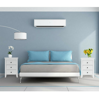 Set of 2 Nightstands with 3 Drawers Modern Bedside End Tables White