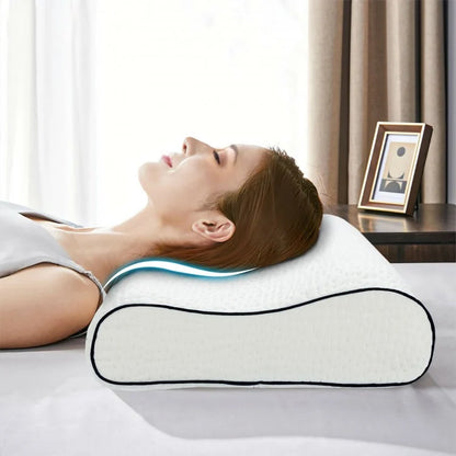 Ergonomic Memory Foam Cervical Pillow for Neck and Shoulder Support