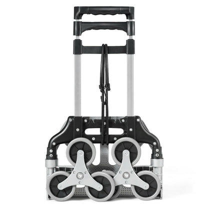 Lightweight Folding Stair Climber Hand Truck with Adjustable Handle for Easy Transport