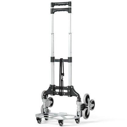 Lightweight Folding Stair Climber Hand Truck with Adjustable Handle for Easy Transport