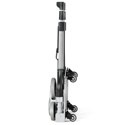 Lightweight Folding Stair Climber Hand Truck with Adjustable Handle for Easy Transport