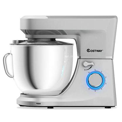 7.5QT Tilt-Head Stand Mixer with 660W Motor & 3 Attachments
