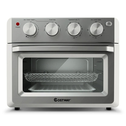 7-in-1 19 Qt Air Fryer Toaster Oven with 5 Accessories