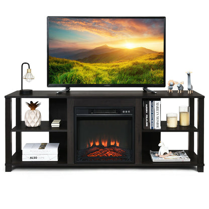 Versatile 2-Tier TV Storage Console with Customizable Shelving and Spacious Design
