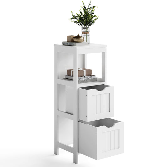 Multifunctional Bathroom Storage Cabinet with 2 Drawers