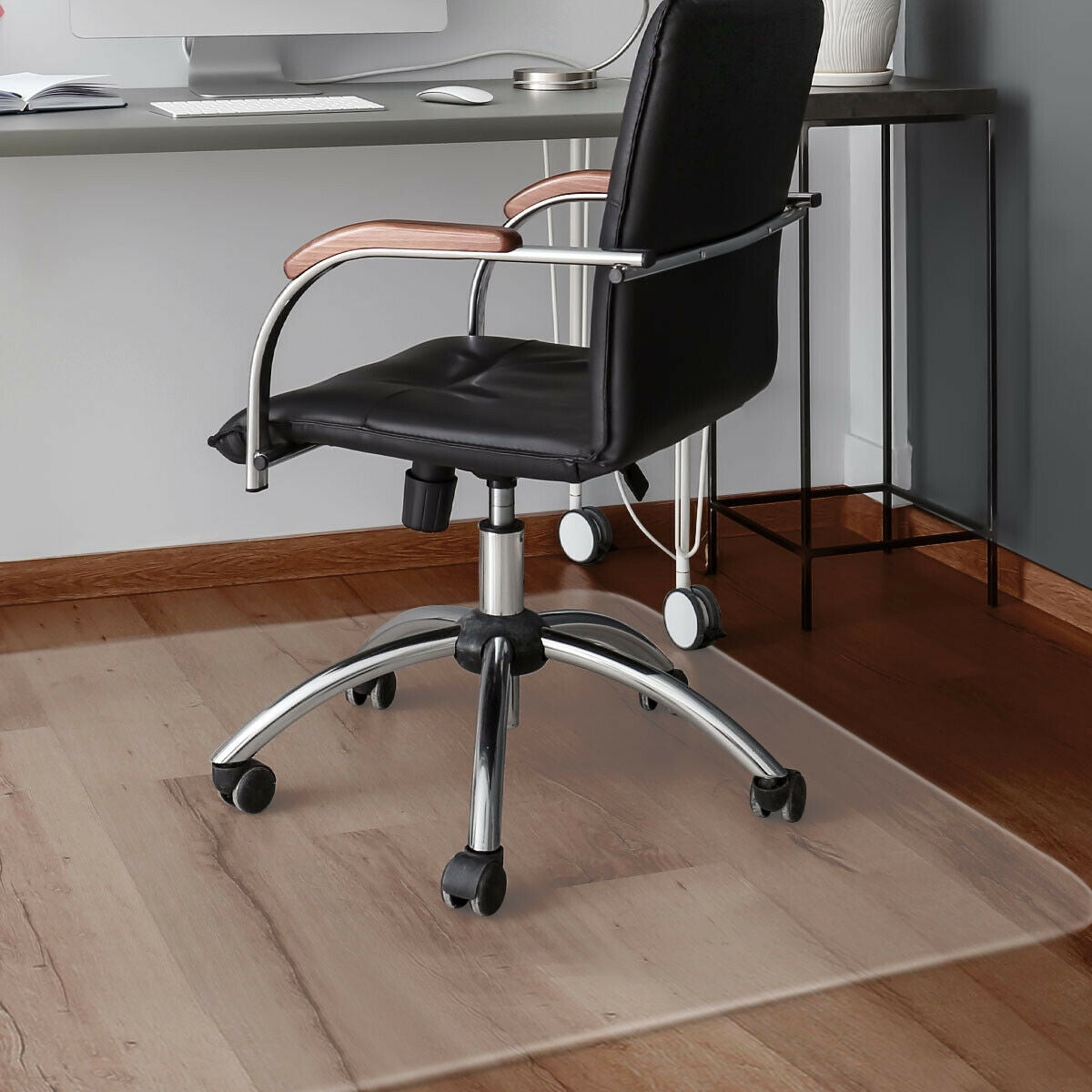 Premium 47" x 59" Transparent PVC Chair Mat – Perfect for Hardwood & Tile Floors