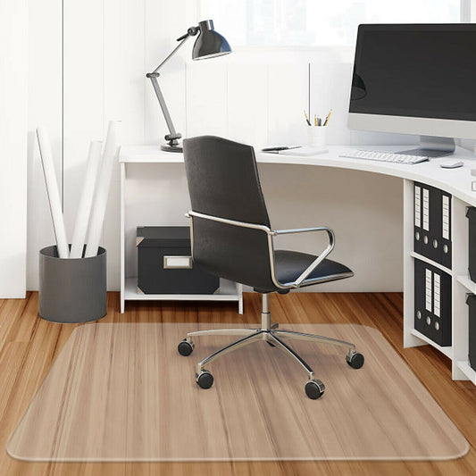 Premium 47" x 47" Transparent PVC Chair Mat – Perfect for Hardwood & Tile Floors