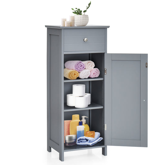 Multi Functional Freestanding Storage Cabinet with Adjustable Shelves