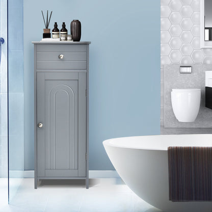 Multi Functional Freestanding Storage Cabinet with Adjustable Shelves
