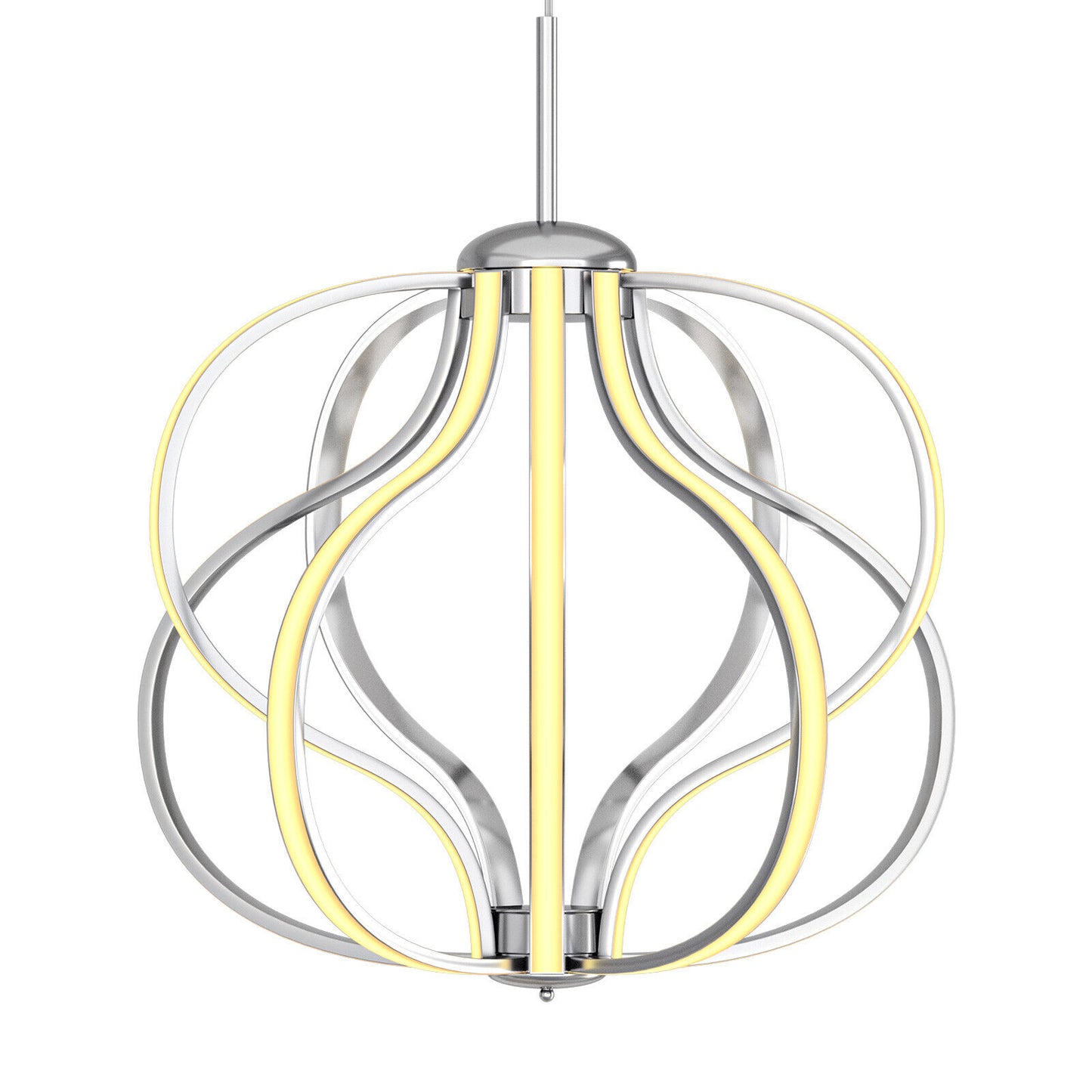 Stylish Dimmable Warm White LED Chandelier for Living & Dining Spaces