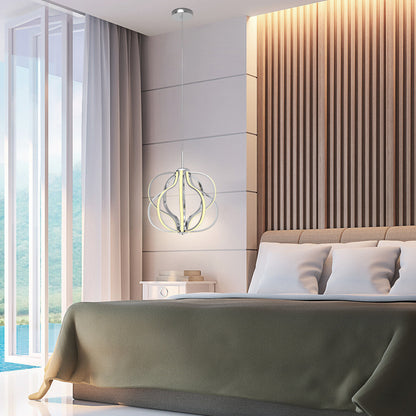 Stylish Dimmable Warm White LED Chandelier for Living & Dining Spaces