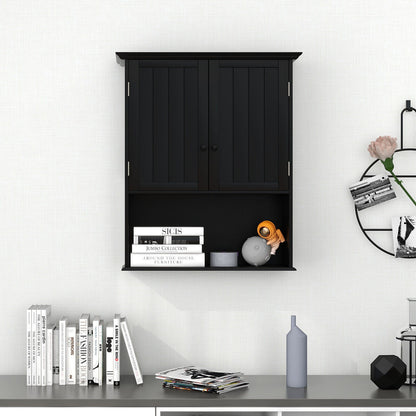Wall-Mounted Medicine Cabinet with Adjustable Shelves and Storage