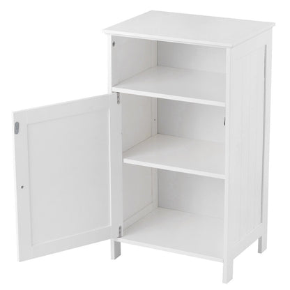 Freestanding Bathroom Storage Cabinet with Adjustable Shelves