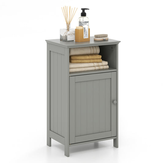 Freestanding Bathroom Storage Cabinet with Adjustable Shelves