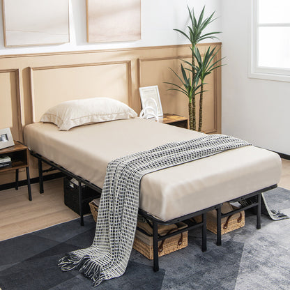 Foldable Steel Platform Bed Frame for Kids and Adults – Full Size