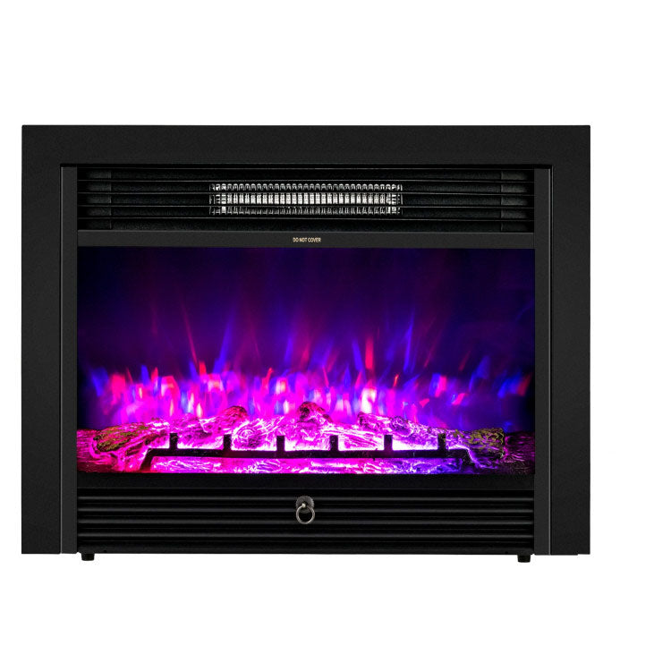 28.5 Inch Electric Fireplace Recessed with 3 Flame Colors & Adjustable Heat