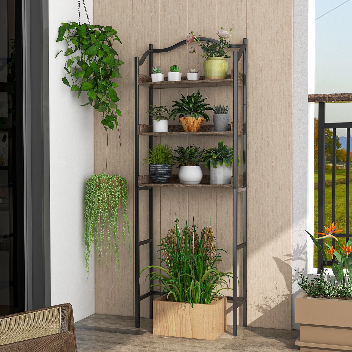 3 Tier Over-The-Toilet Storage Organizer