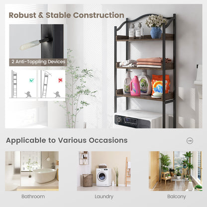 3 Tier Over-The-Toilet Storage Organizer