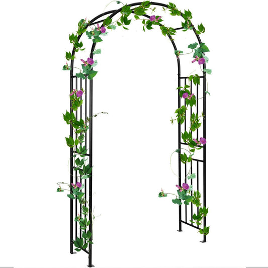 7.2 Foot Garden Arch for Climbing Plants and Outdoor Decor