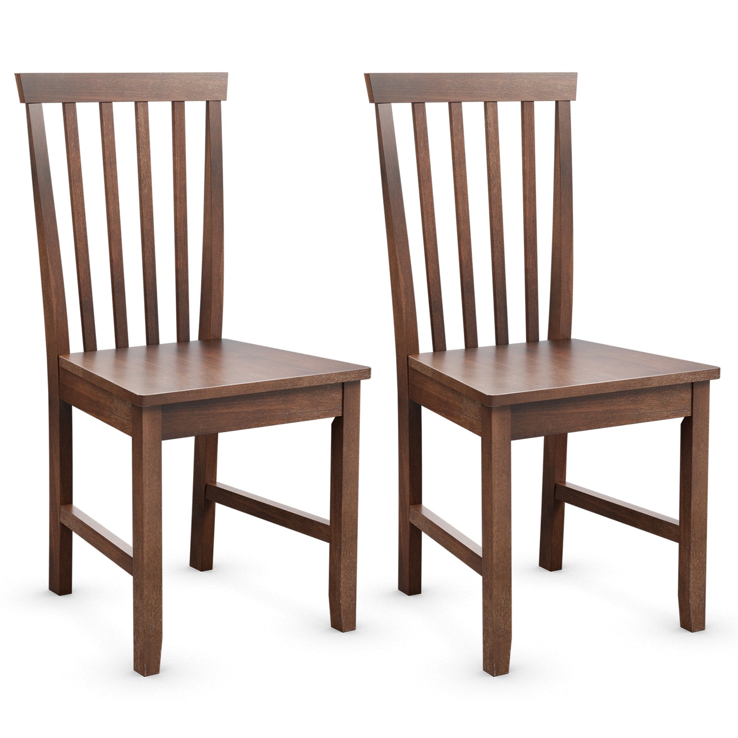 Pair of Dining Chairs with Solid Wood Legs for Dining Room and Kitchen - Stylish and Durable